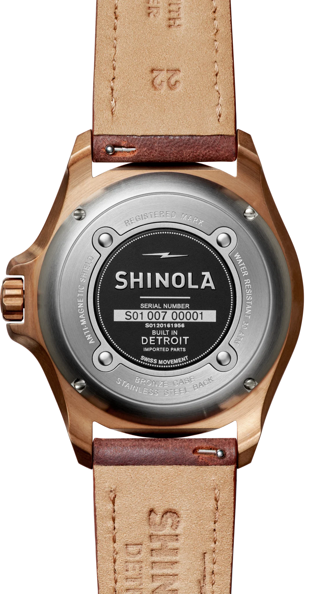 The Monster Bronze Automatic 43mm Black Dial