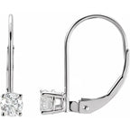Dangle Solitaire Earrings