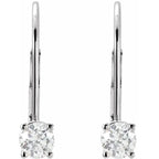Dangle Solitaire Earrings