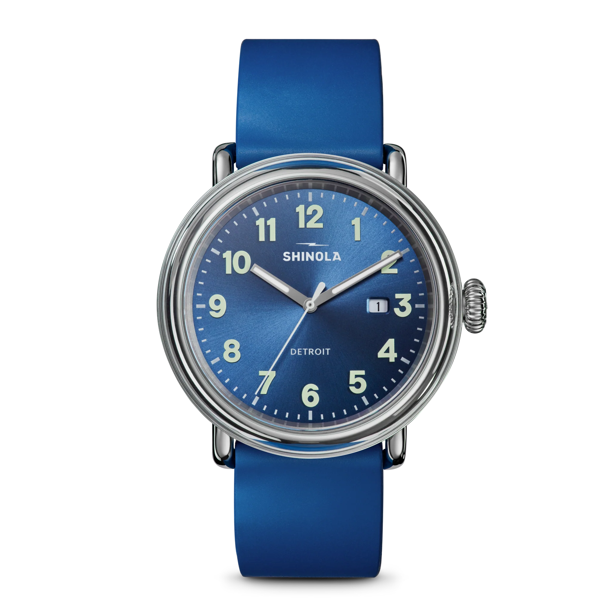 Detrola 3-Hand, Denim Blue Dial