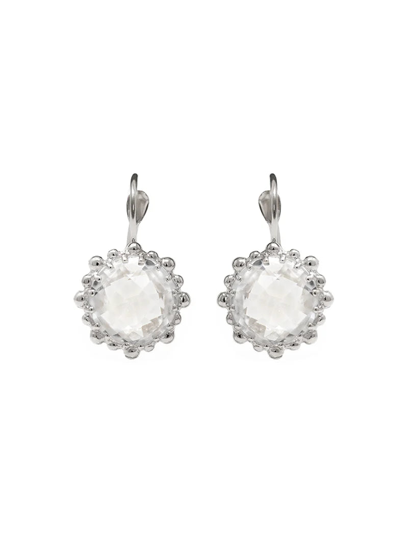 Silver Dew Drop Snowflake 10mm