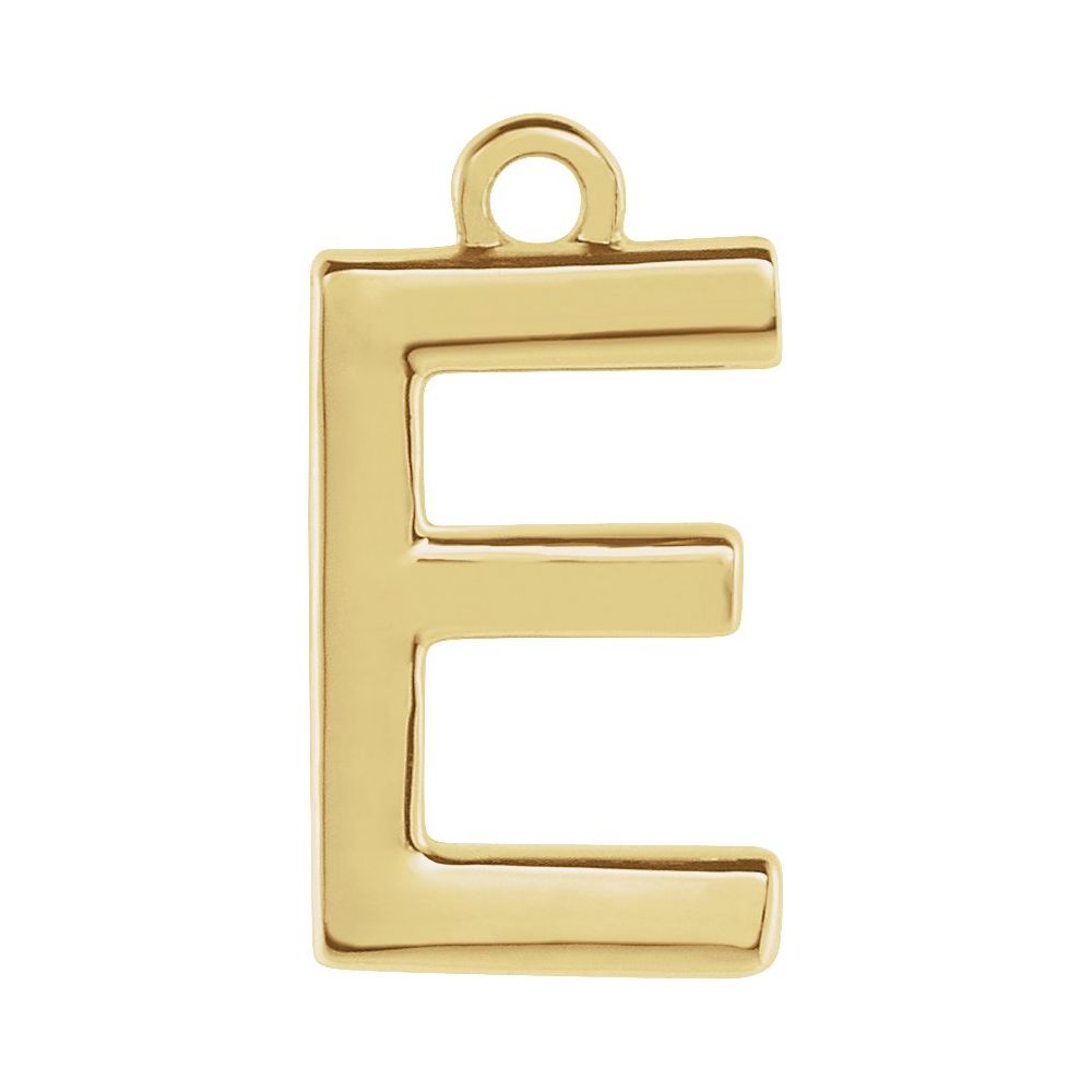 14 Karat Initial Trim With Loop
