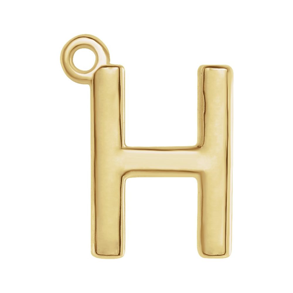 14 Karat Initial Trim With Loop
