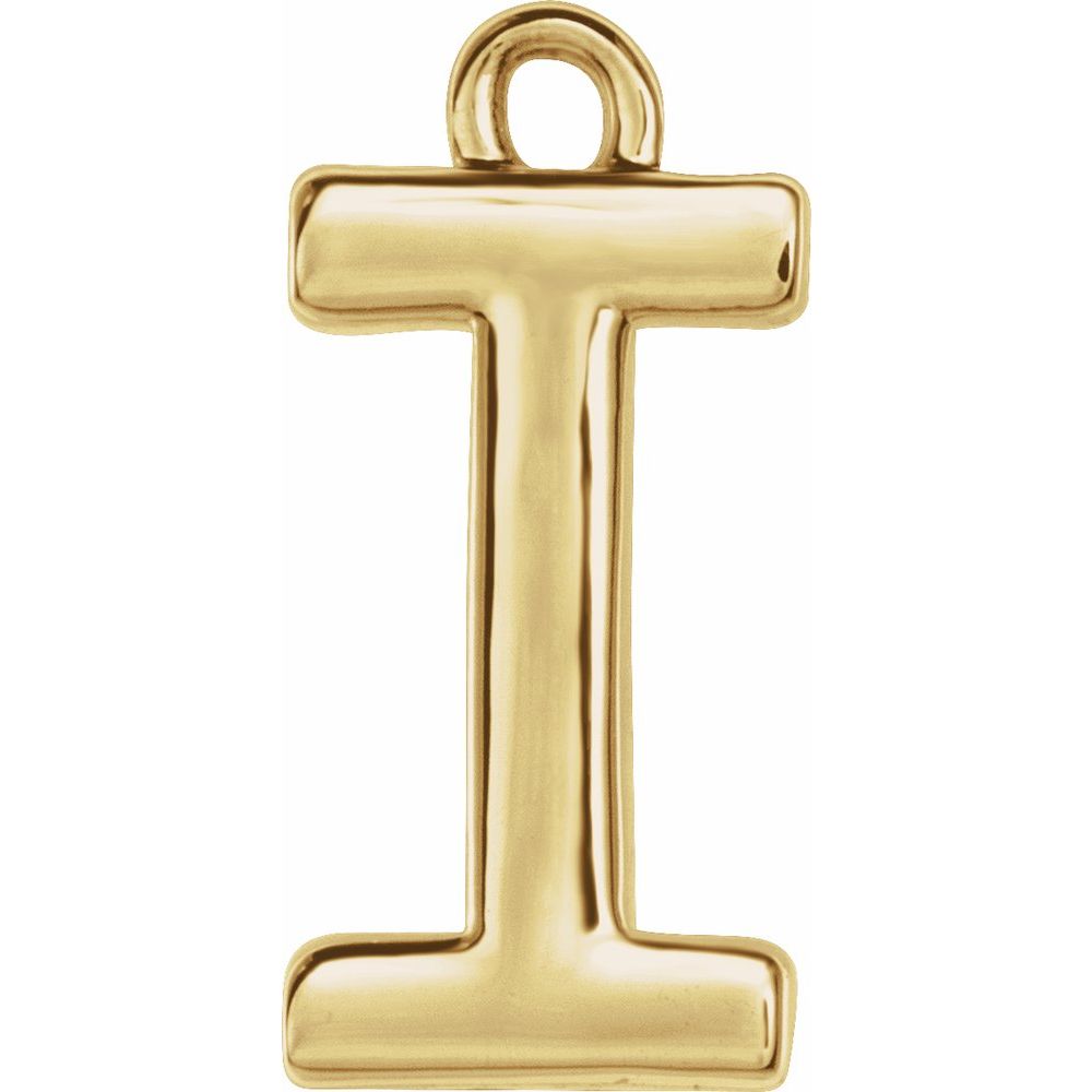 14 Karat Initial Trim With Loop