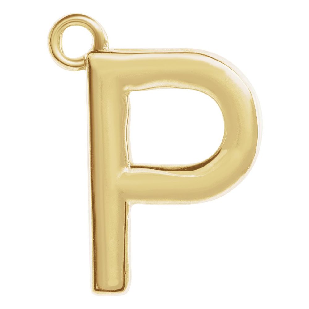 14 Karat Initial Trim With Loop