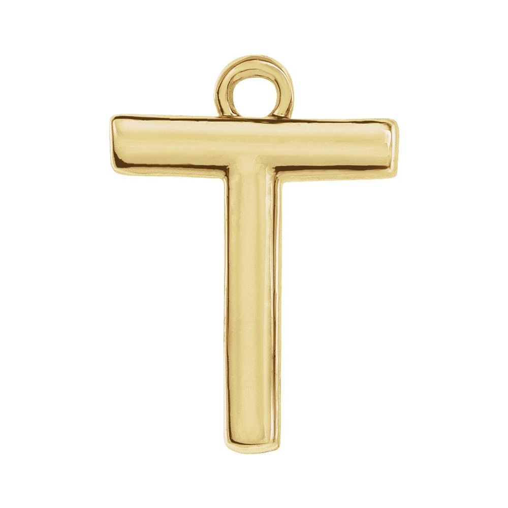 14 Karat Initial Trim With Loop