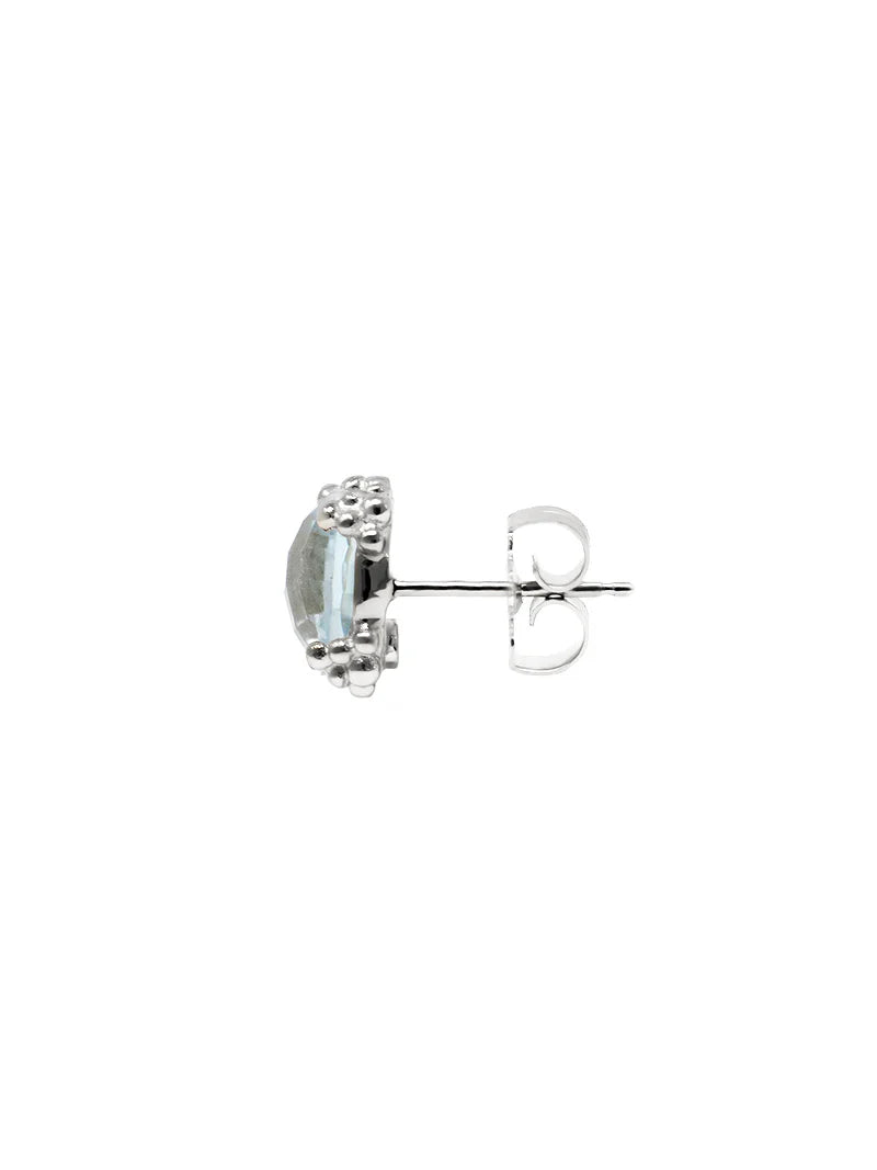 Silver Mini Dew Drop Cluster Studs
