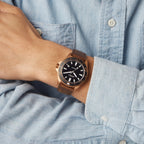 The Monster Bronze Automatic 43mm Black Dial