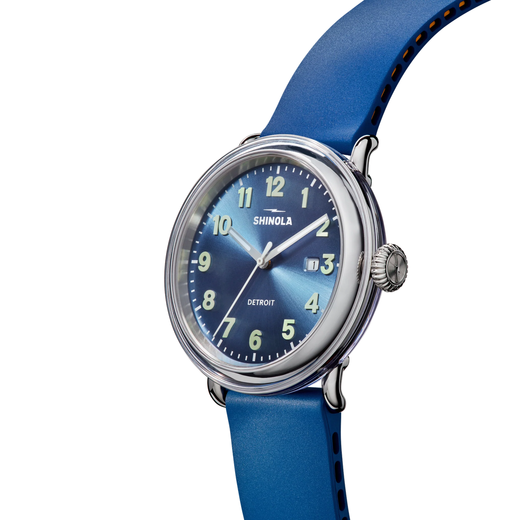 Detrola 3-Hand, Denim Blue Dial