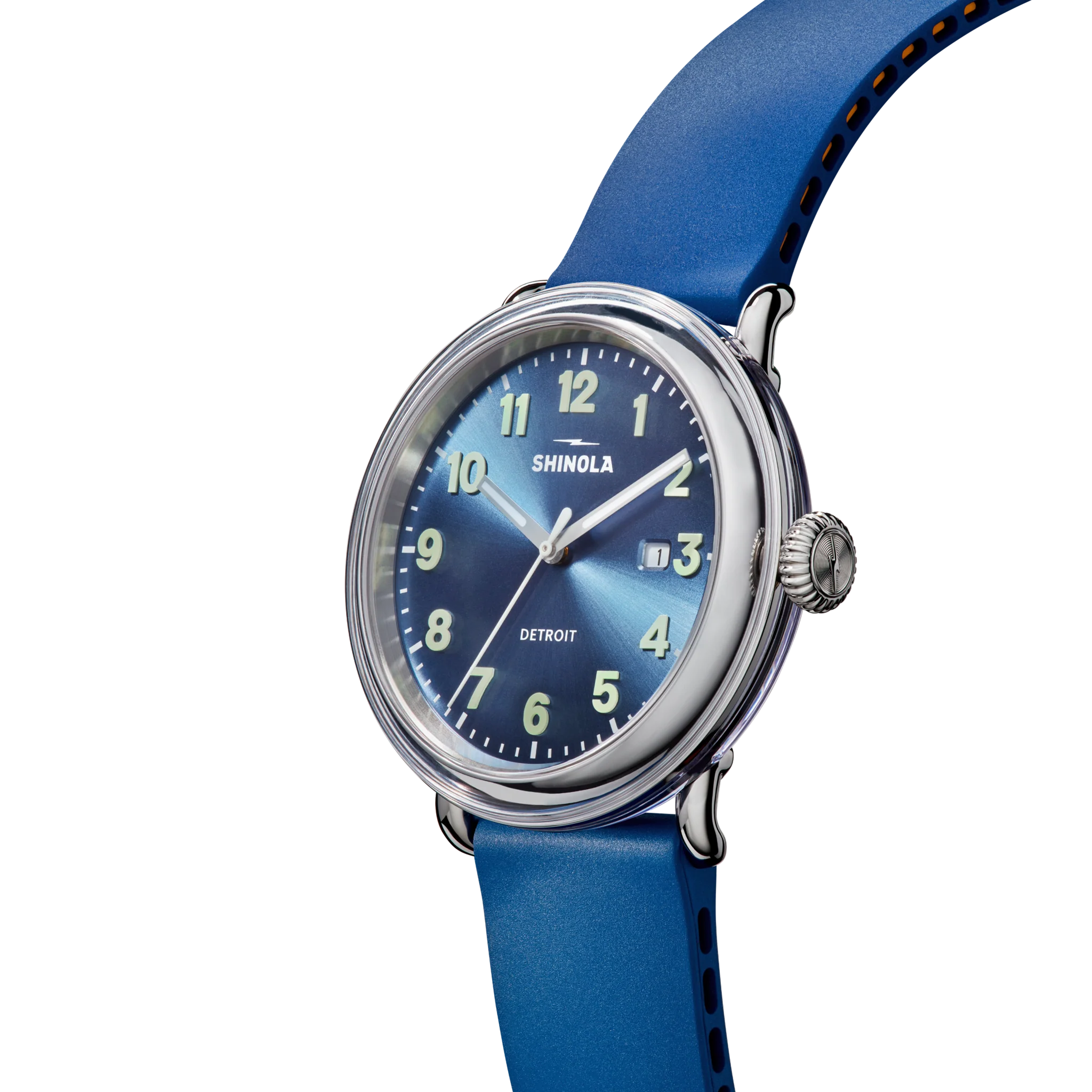 Detrola 3-Hand, Denim Blue Dial