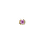14 Karat Yellow Gold Cleo Gemstone Studs