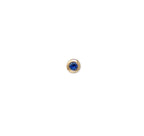 14 Karat Yellow Gold Cleo Gemstone Studs