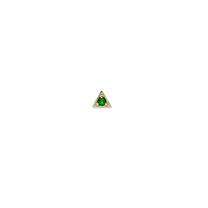 14Y Cleo Triangle Stud 2mm