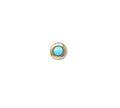 14 Karat Yellow Gold Cleo Gemstone Studs