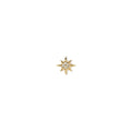 14 Karat Aztec Micro North Star Stud
