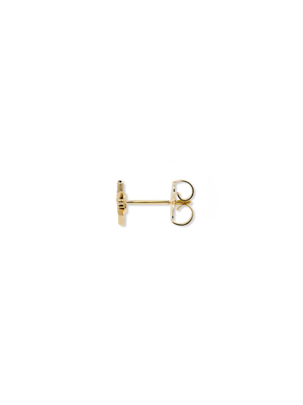 14 Karat Aztec Micro North Star Stud
