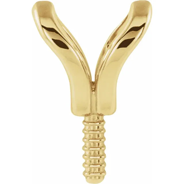 14K Yellow Pearl Pendant Mounting