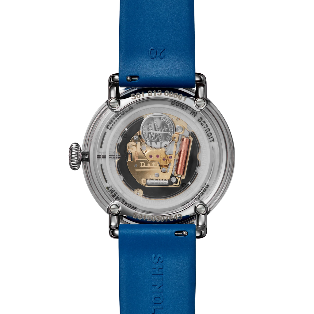 Detrola 3-Hand, Denim Blue Dial