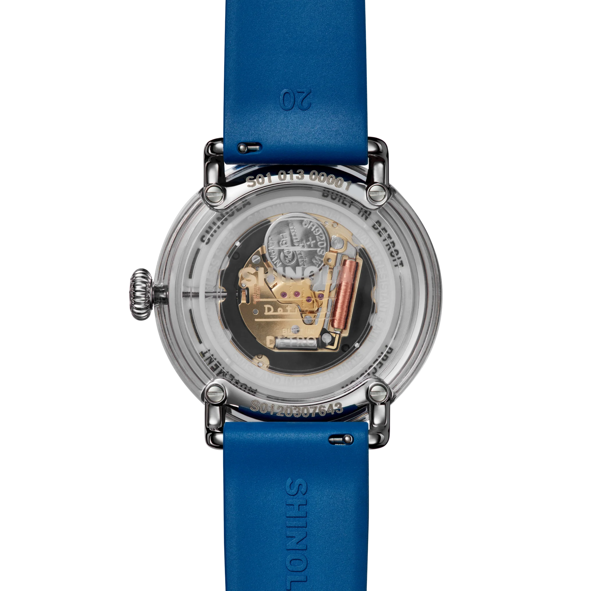 Detrola 3-Hand, Denim Blue Dial