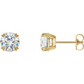 LG Diamond Stud Earrings, .88TW