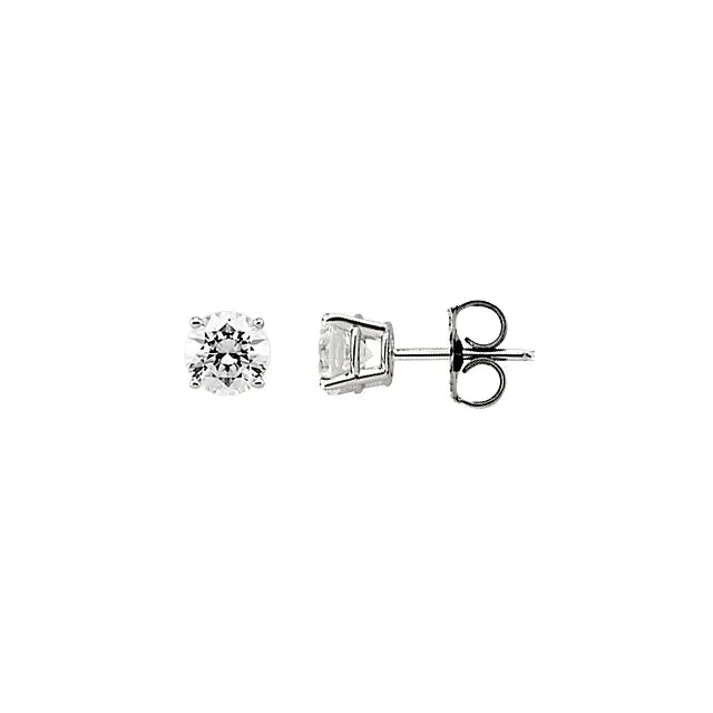 LG Diamond Stud Earrings, 2.10TW