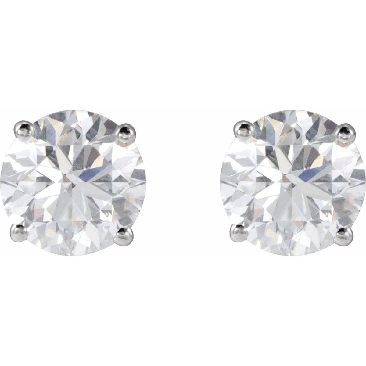 LG Diamond Stud Earrings, 3.02ct TW