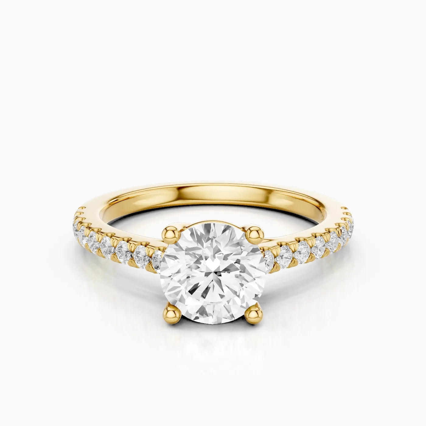 Elysia Anello di Fidanzamento Trellis Pavè Sublime con Diamanti Lab Grown