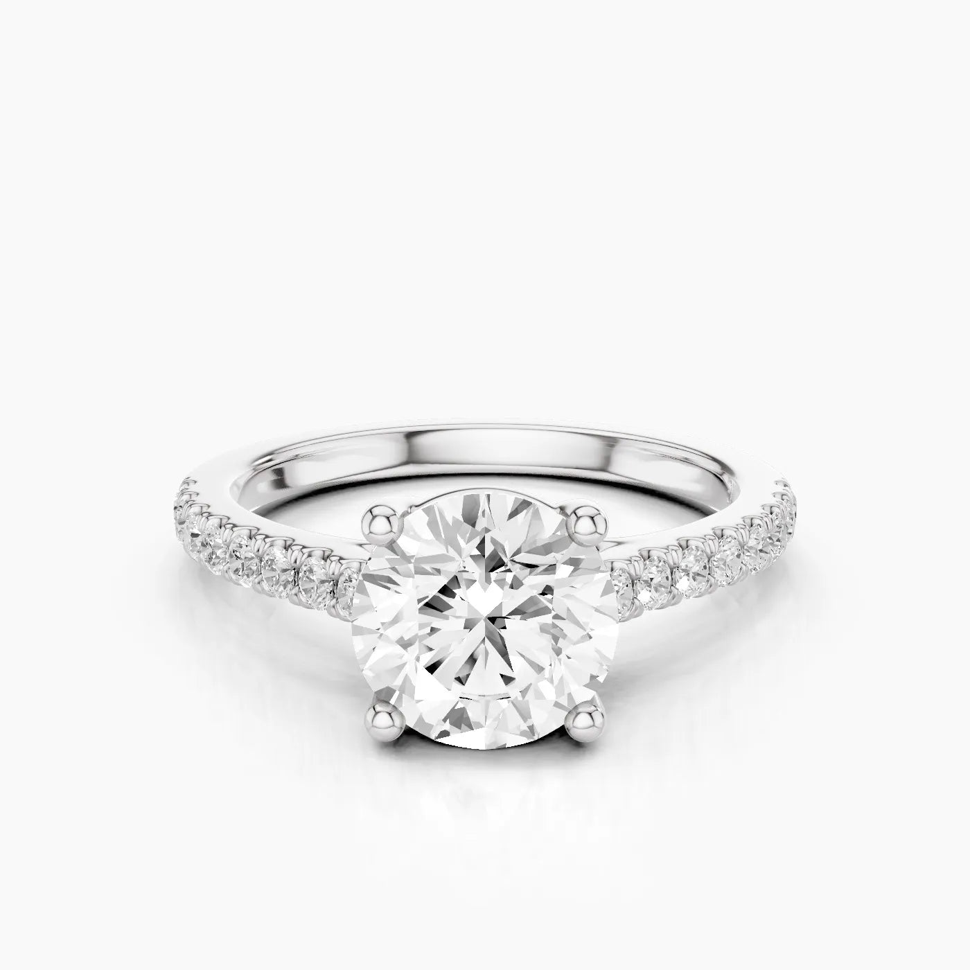 Elysia Anello di Fidanzamento Trellis Pavè Sublime con Diamanti Lab Grown
