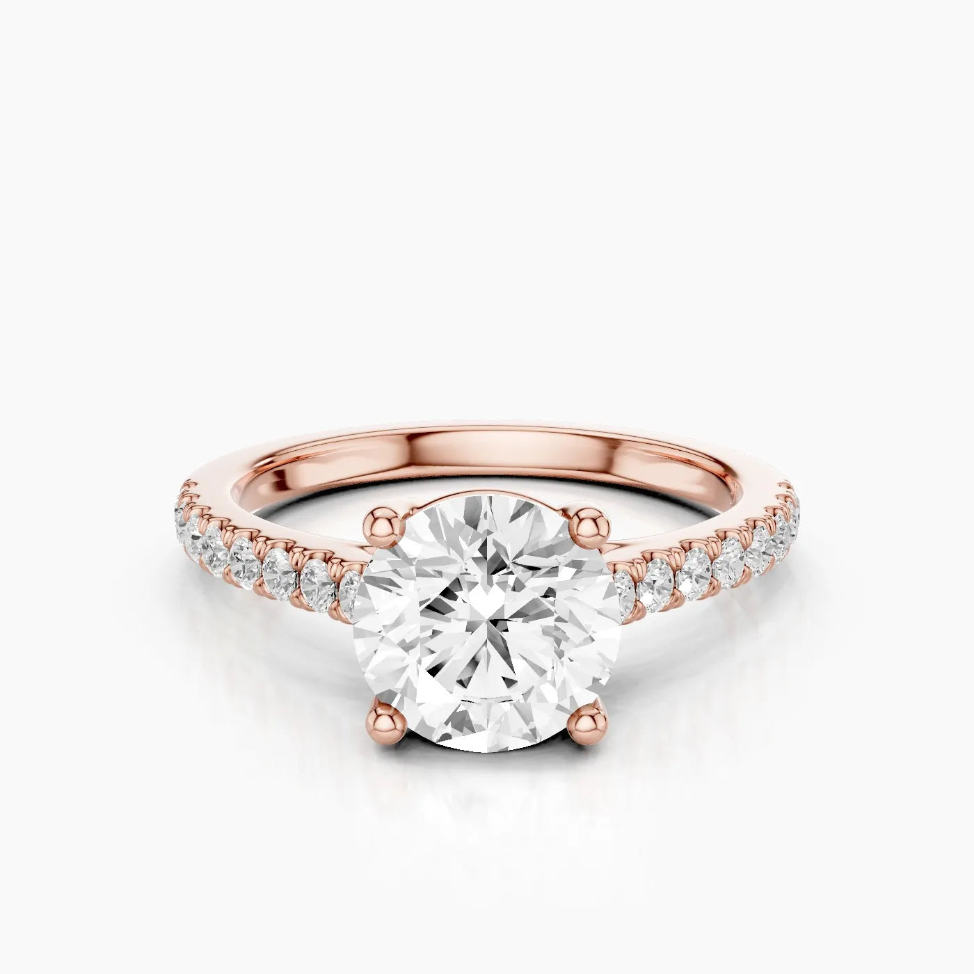 Elysia Anello di Fidanzamento Trellis Pavè Sublime con Diamanti Lab Grown