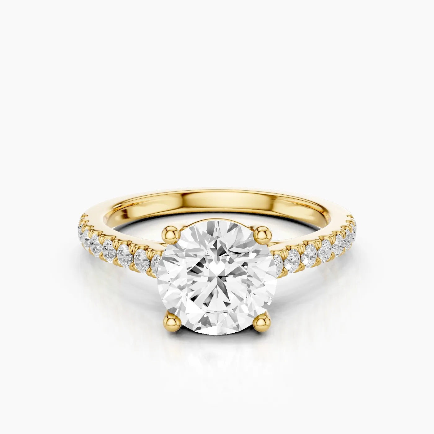Elysia Anello di Fidanzamento Trellis Pavè Sublime con Diamanti Lab Grown