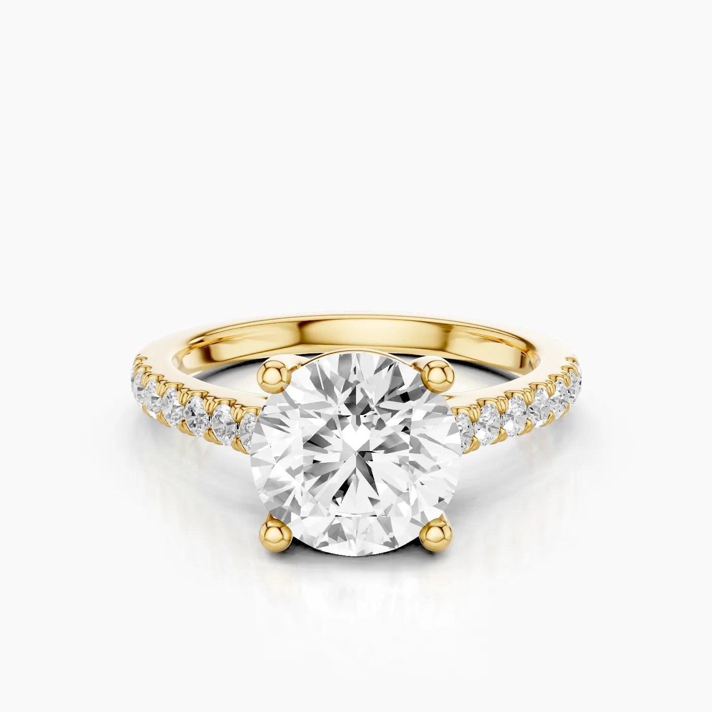 Elysia Anello di Fidanzamento Trellis Pavè Sublime con Diamanti Lab Grown