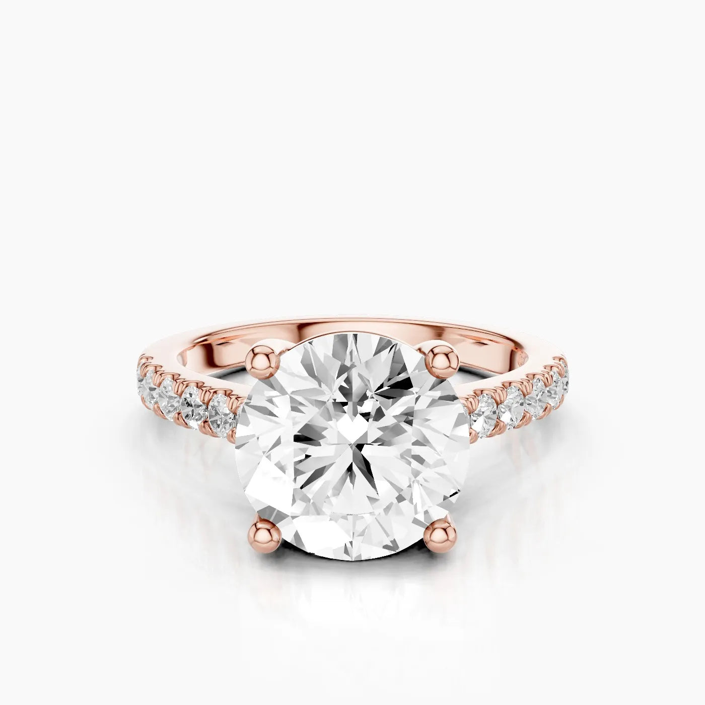 Elysia Anello di Fidanzamento Trellis Pavè Sublime con Diamanti Lab Grown