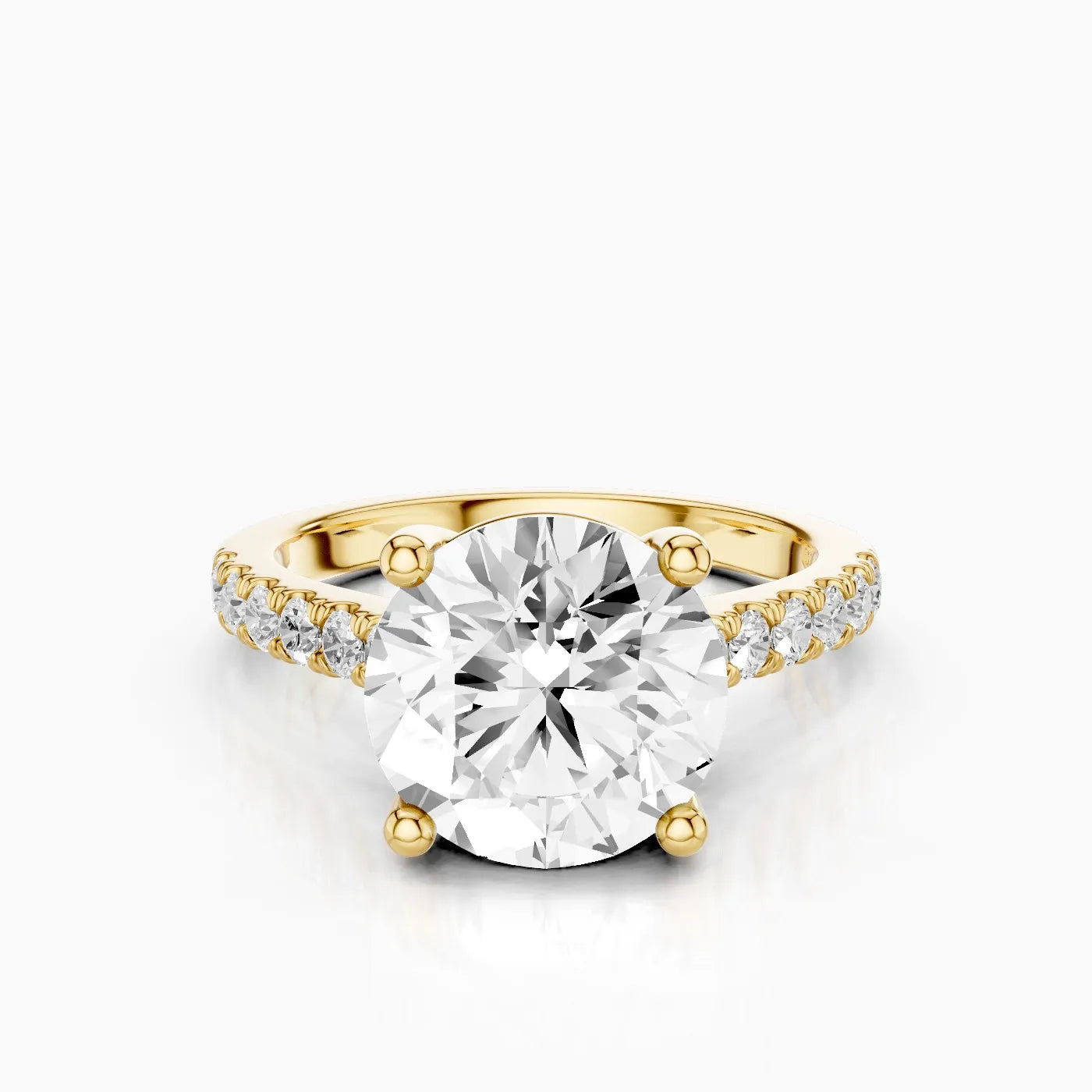 Elysia Anello di Fidanzamento Trellis Pavè Sublime con Diamanti Lab Grown