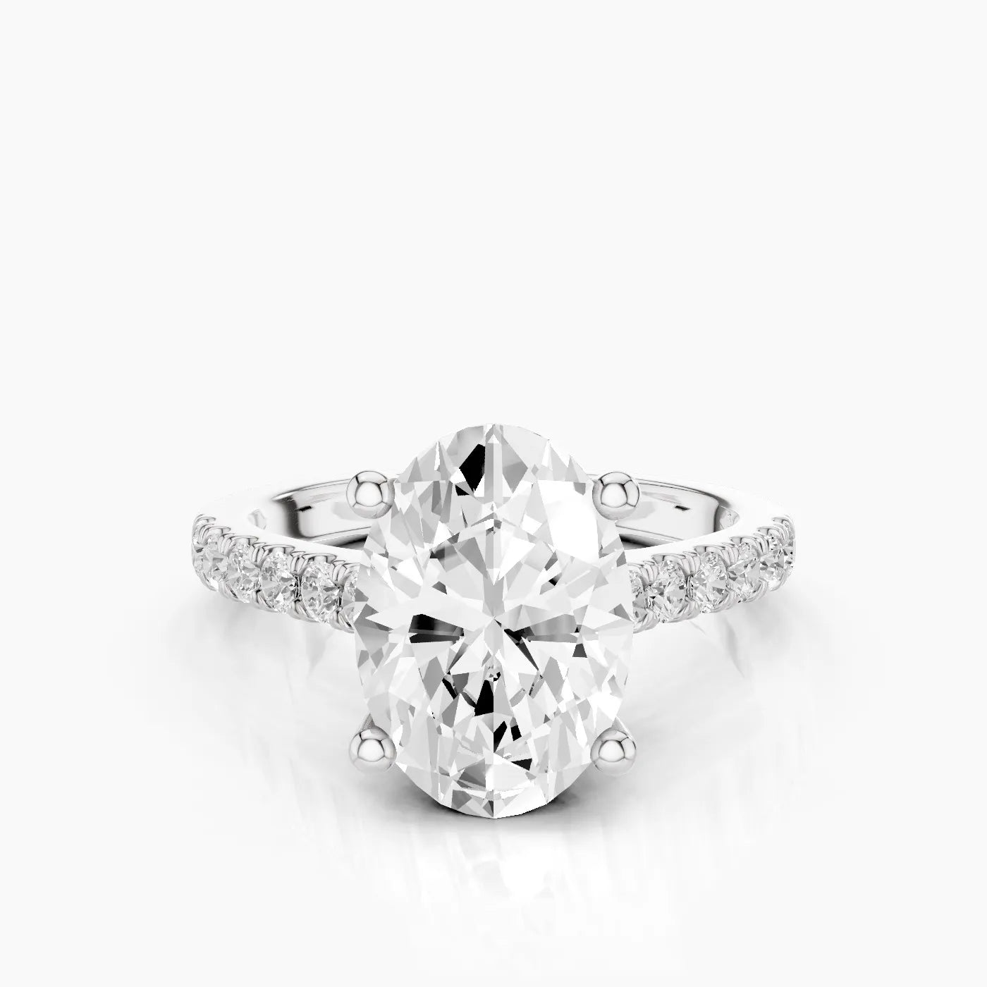 Elysia Anello di Fidanzamento Trellis Pavè Sublime con Diamanti Lab Grown