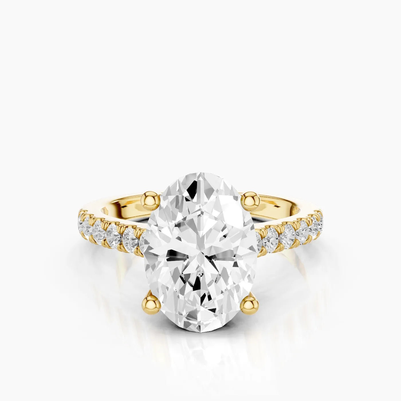 Elysia Anello di Fidanzamento Trellis Pavè Sublime con Diamanti Lab Grown