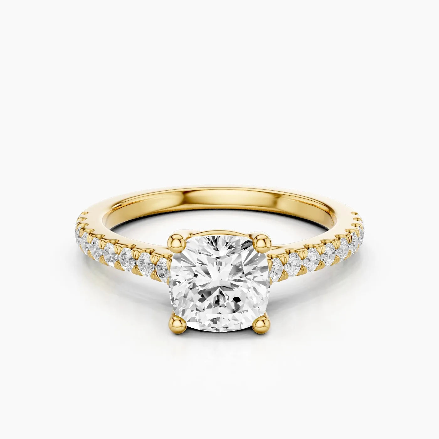 Elysia Anello di Fidanzamento Trellis Pavè Sublime con Diamanti Lab Grown