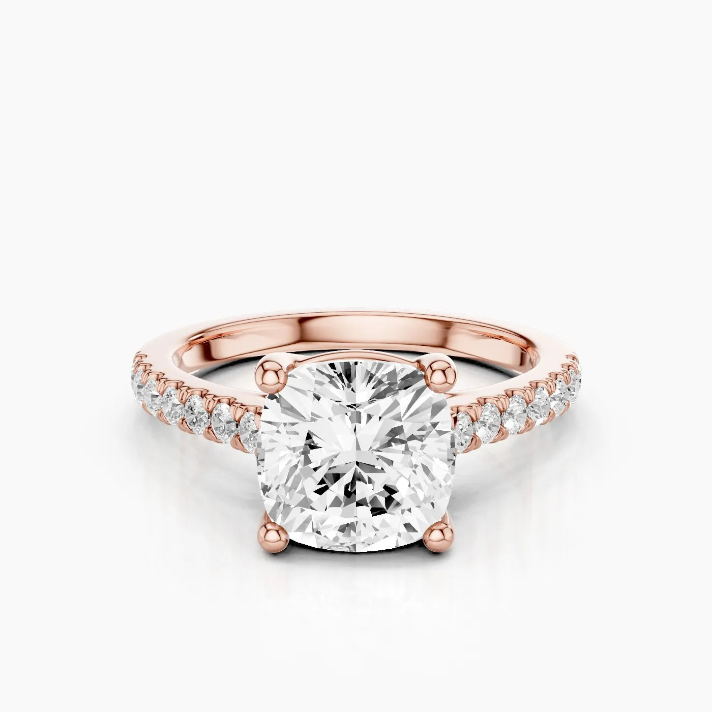 Elysia Anello di Fidanzamento Trellis Pavè Sublime con Diamanti Lab Grown