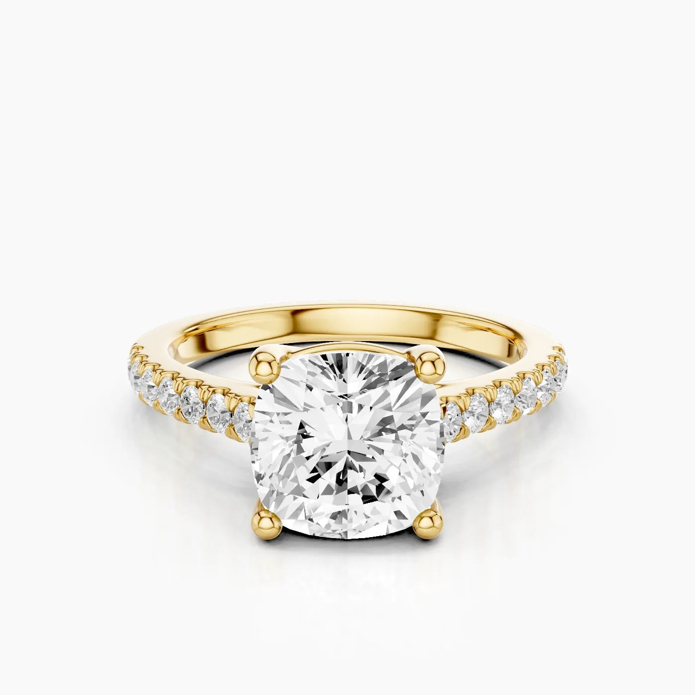 Elysia Anello di Fidanzamento Trellis Pavè Sublime con Diamanti Lab Grown
