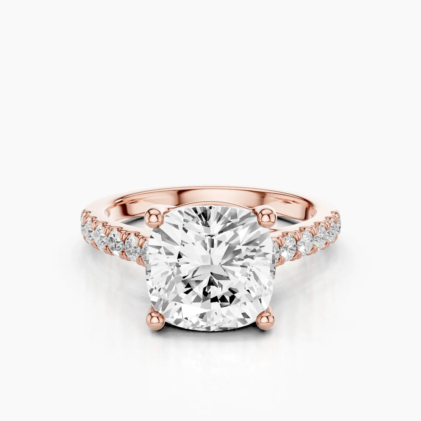 Elysia Anello di Fidanzamento Trellis Pavè Sublime con Diamanti Lab Grown