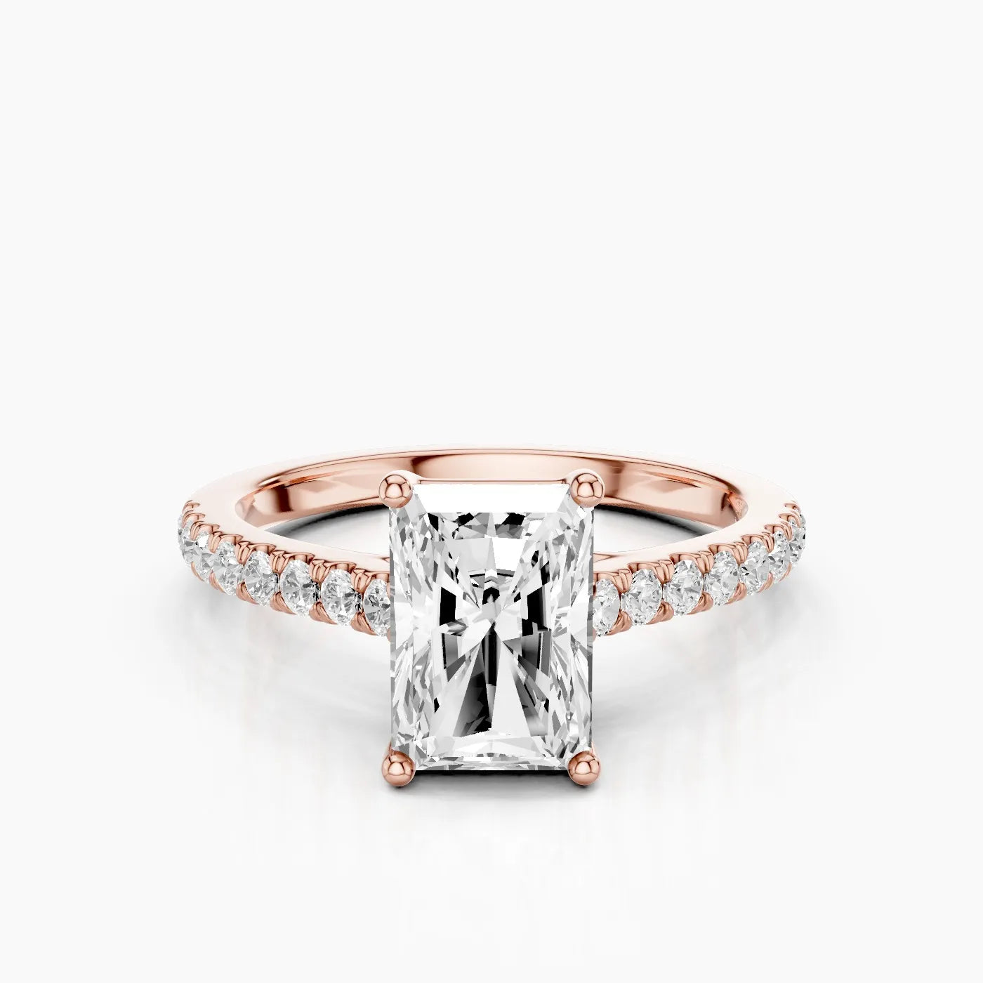 Elysia Anello di Fidanzamento Trellis Pavè Sublime con Diamanti Lab Grown