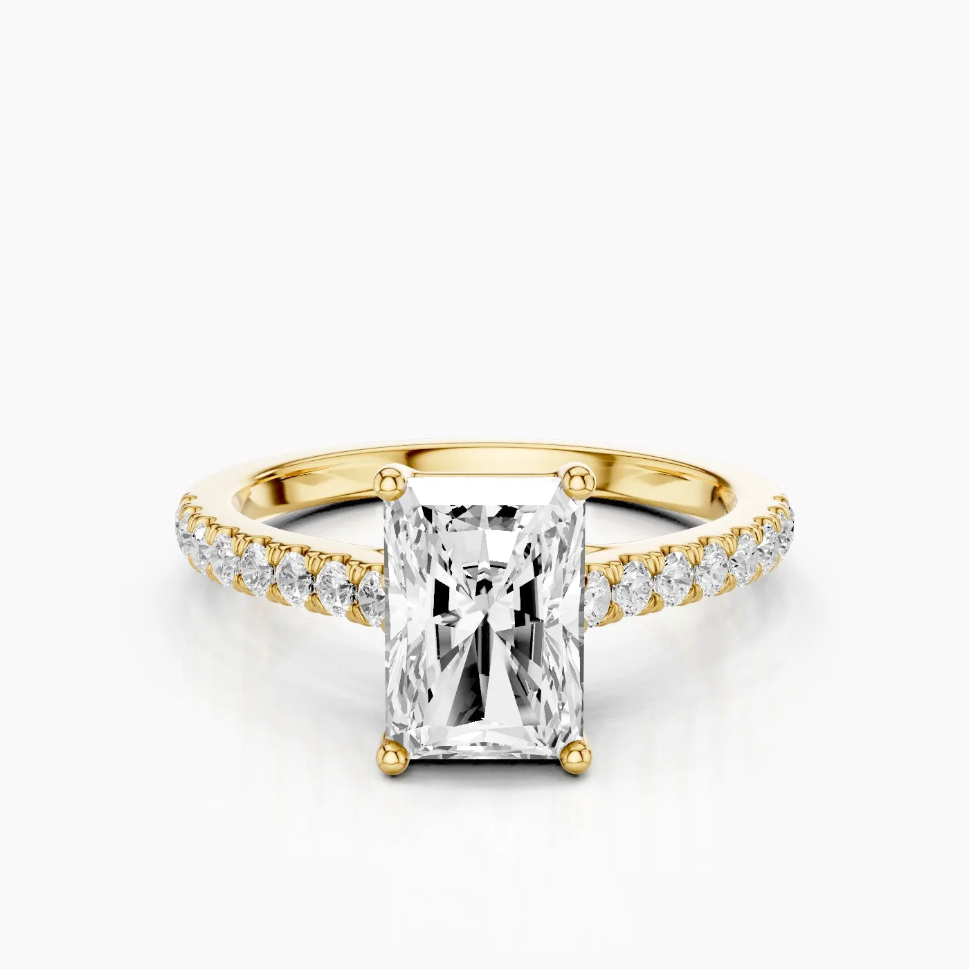 Elysia Anello di Fidanzamento Trellis Pavè Sublime con Diamanti Lab Grown