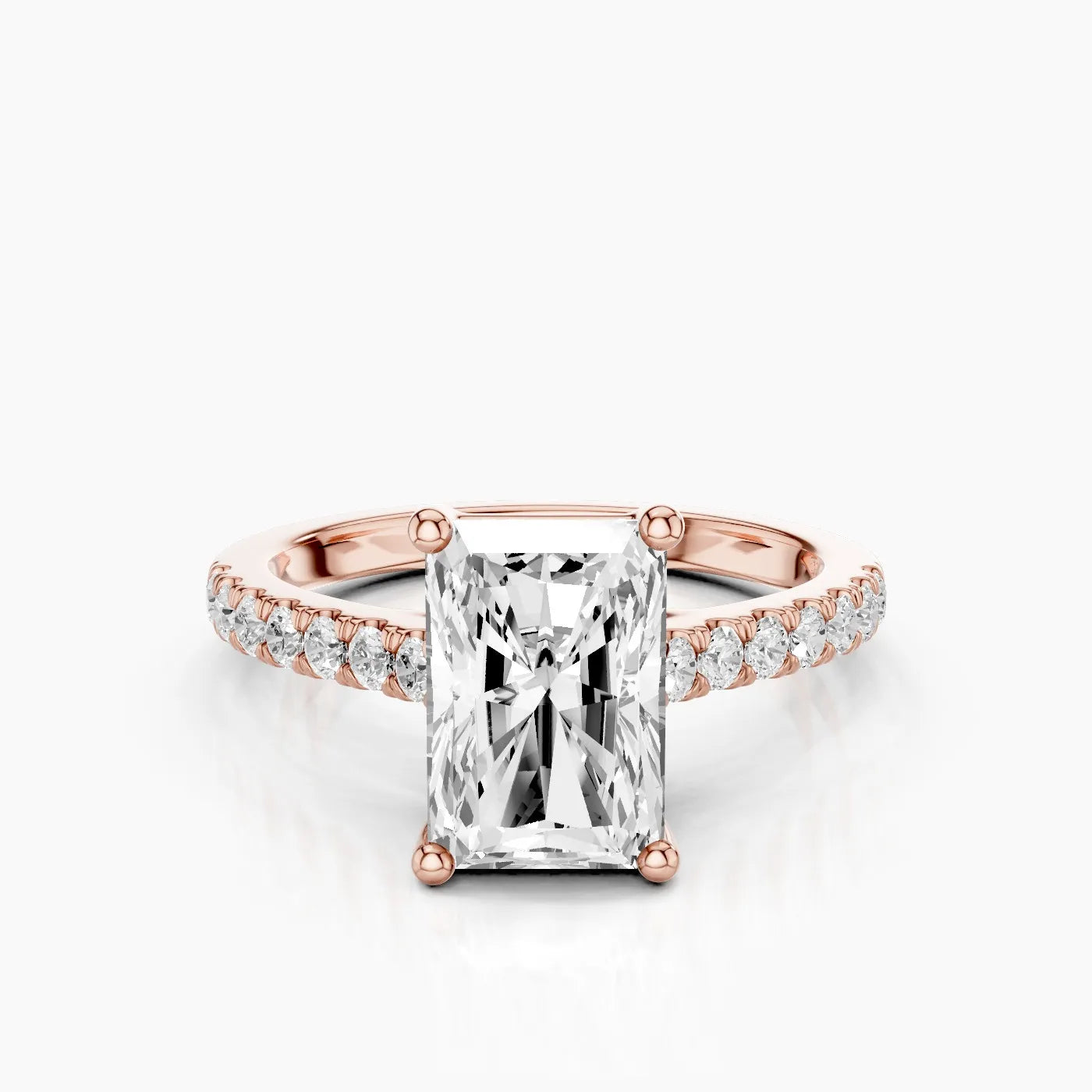 Elysia Anello di Fidanzamento Trellis Pavè Sublime con Diamanti Lab Grown