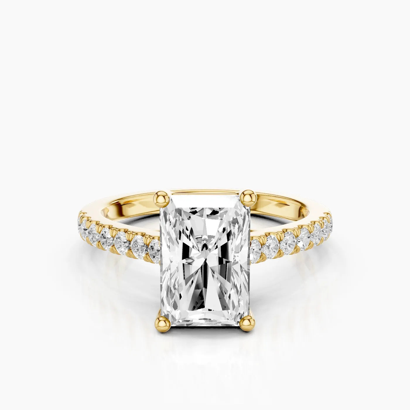 Elysia Anello di Fidanzamento Trellis Pavè Sublime con Diamanti Lab Grown