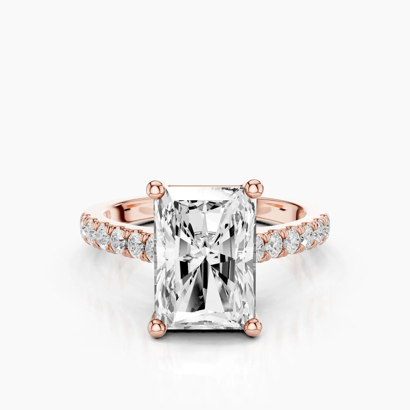 Elysia Anello di Fidanzamento Trellis Pavè Sublime con Diamanti Lab Grown