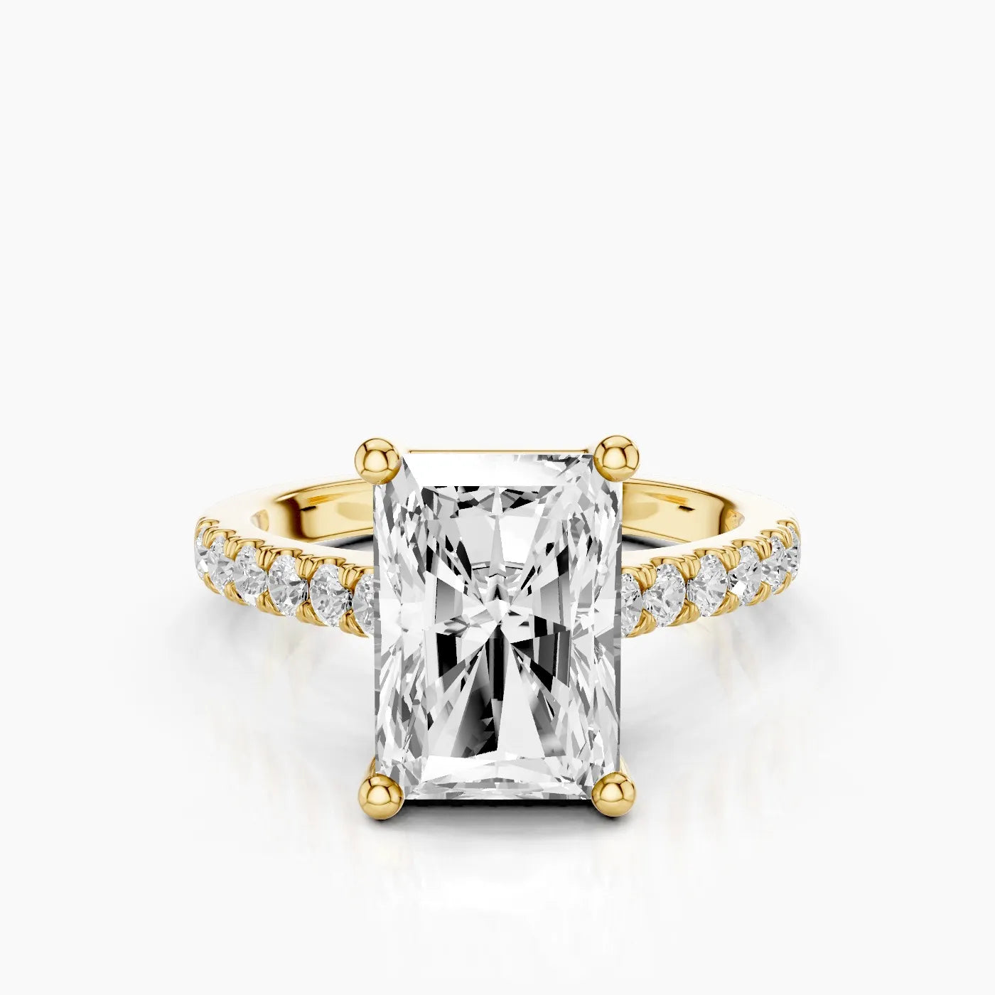 Elysia Anello di Fidanzamento Trellis Pavè Sublime con Diamanti Lab Grown