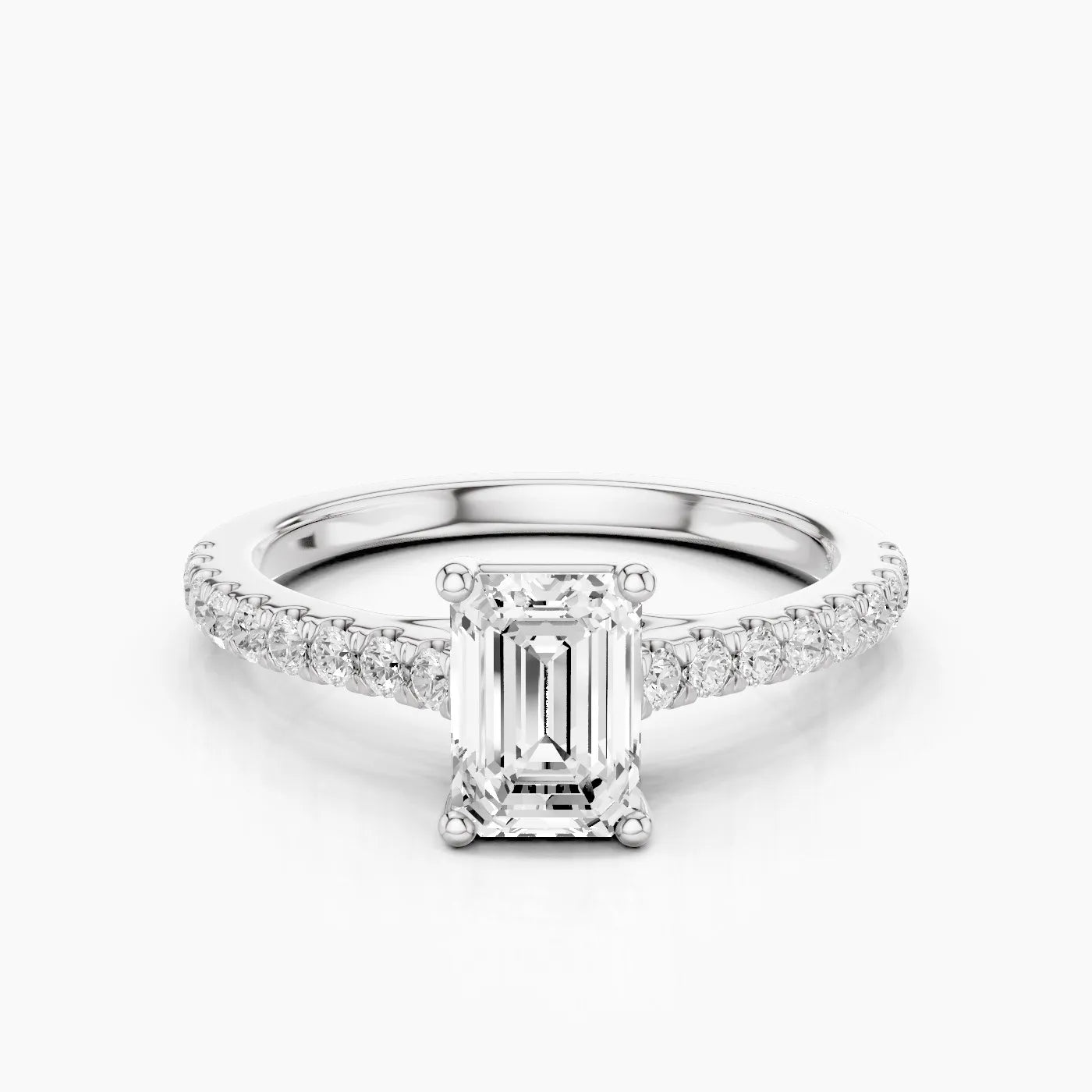 Elysia Anello di Fidanzamento Trellis Pavè Sublime con Diamanti Lab Grown