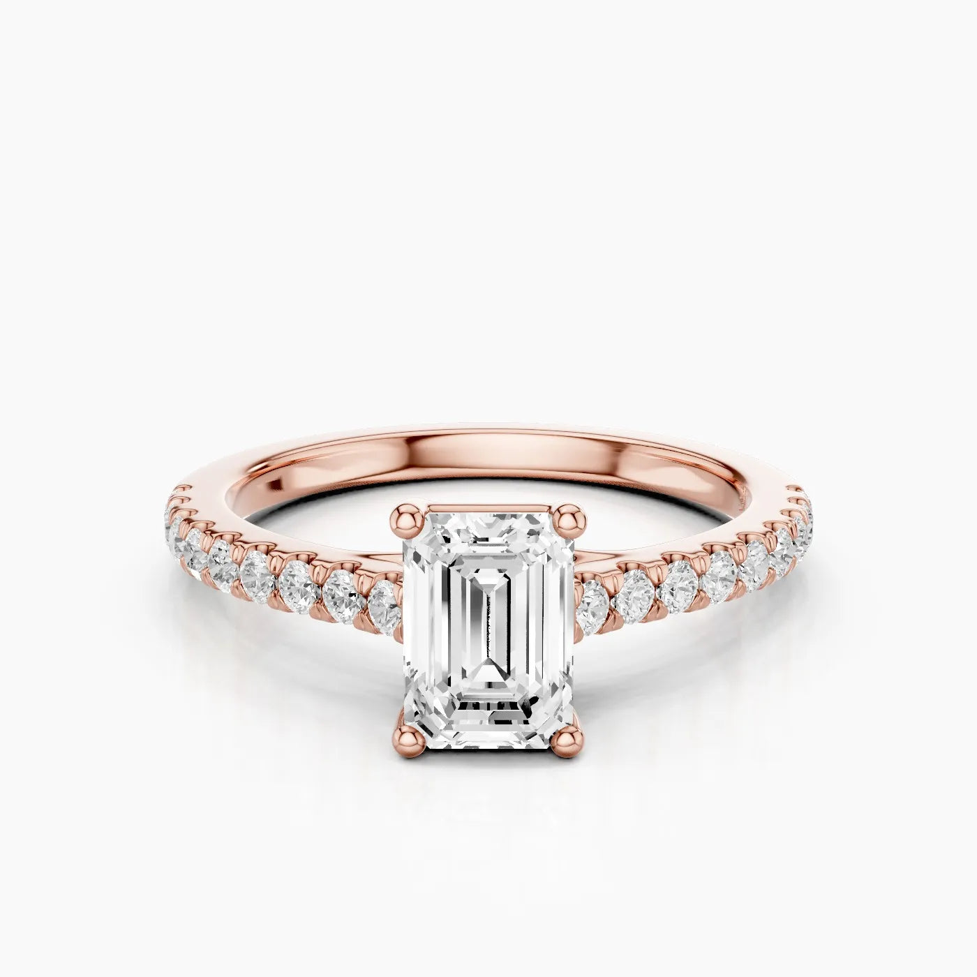 Elysia Anello di Fidanzamento Trellis Pavè Sublime con Diamanti Lab Grown
