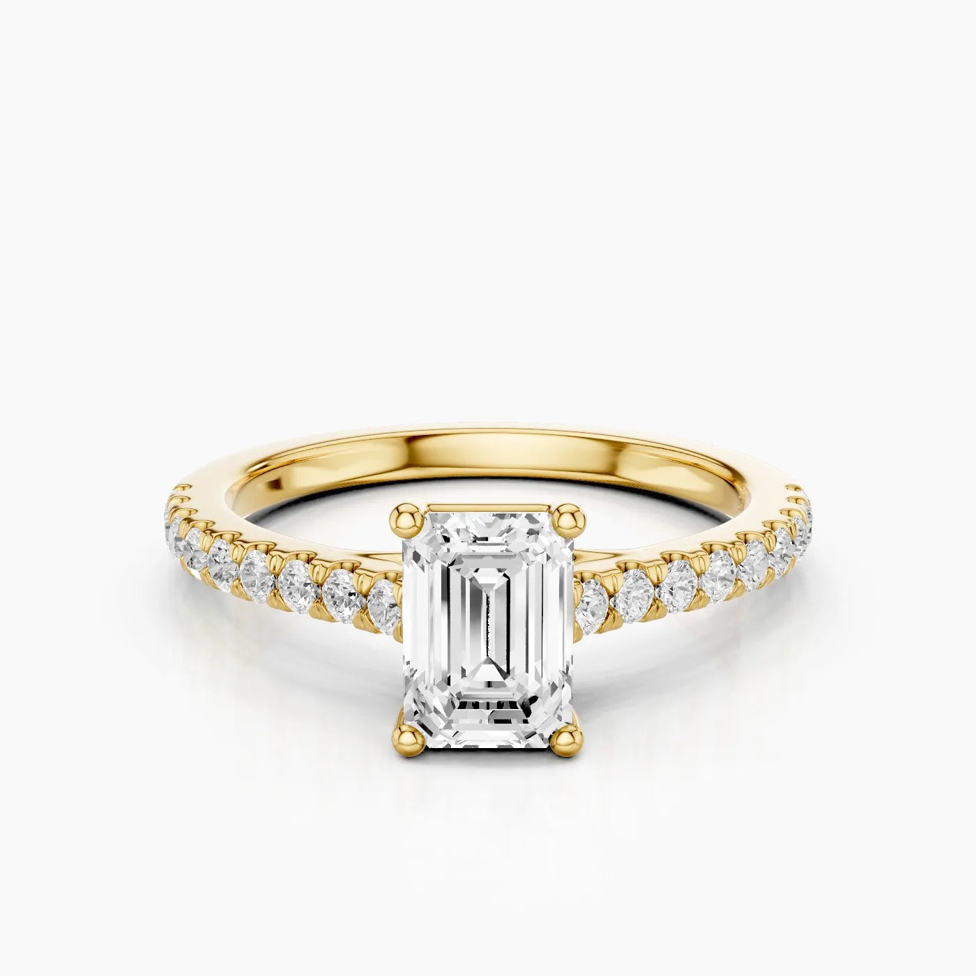 Elysia Anello di Fidanzamento Trellis Pavè Sublime con Diamanti Lab Grown