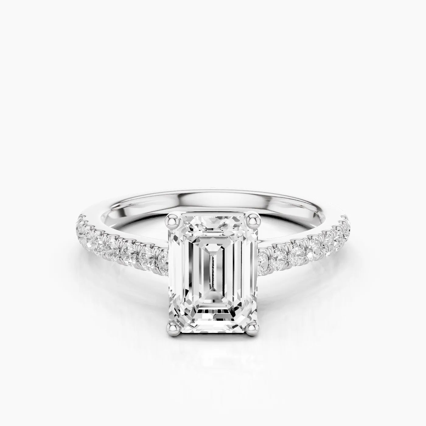 Elysia Anello di Fidanzamento Trellis Pavè Sublime con Diamanti Lab Grown
