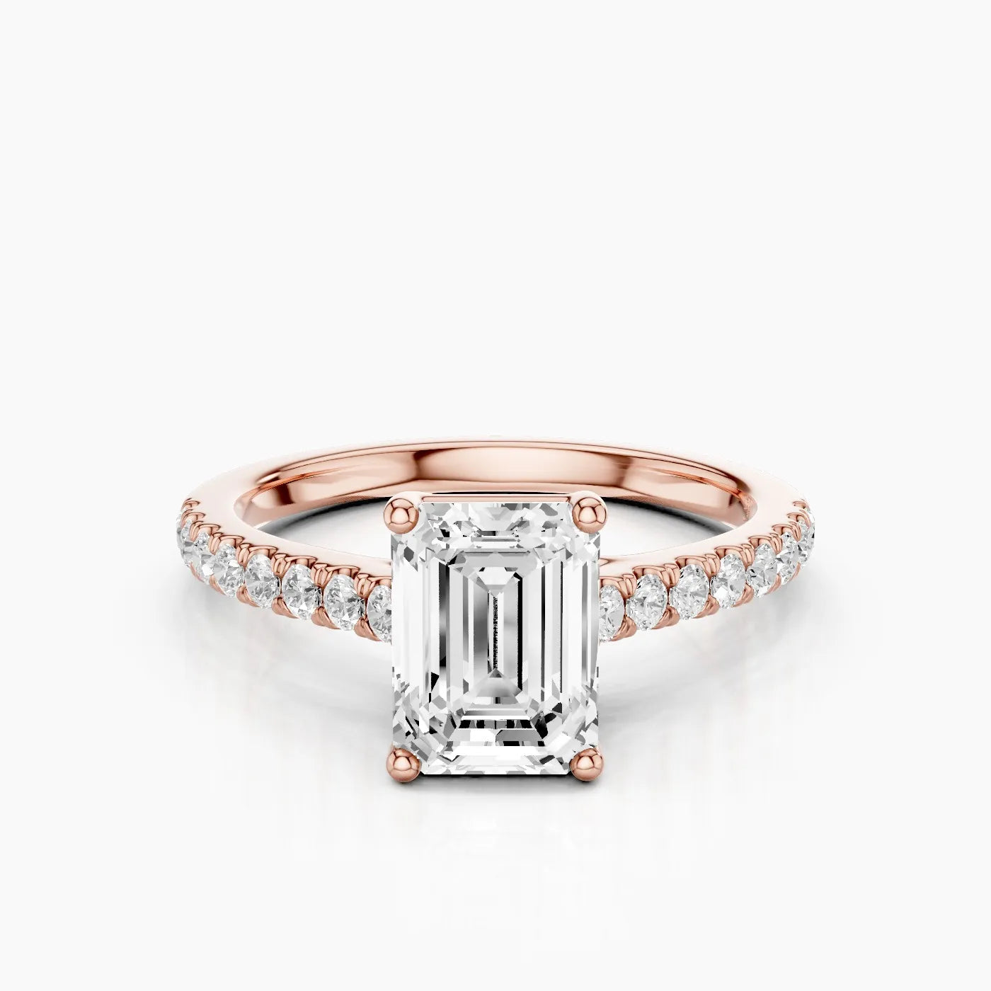 Elysia Anello di Fidanzamento Trellis Pavè Sublime con Diamanti Lab Grown